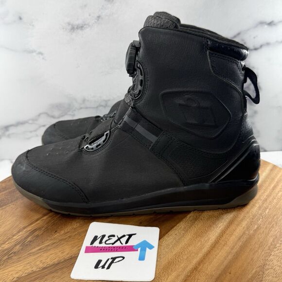 Men’s 12-Icon Patrol 2 Black BOA Waterproof Motorcycle Field Tactical Boots CE - Picture 1 of 10